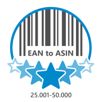 EAN to ASIN - 25.001 - 50.000 Stk.