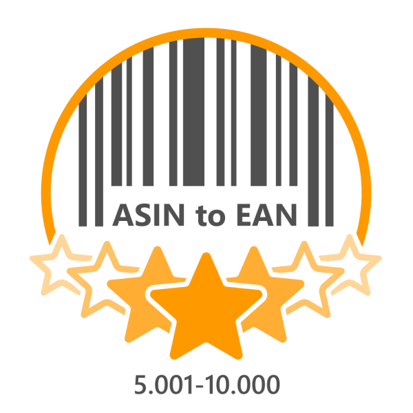 ASIN to EAN - 5.001 - 10.000 Stk.