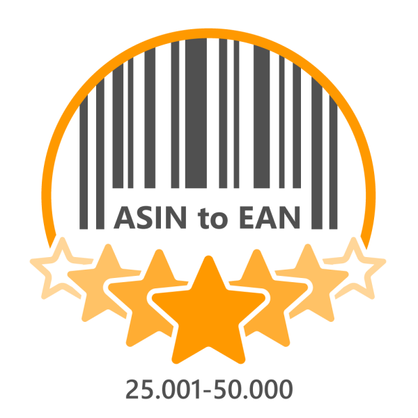 ASIN to EAN - 25.001 - 50.000 Stk.