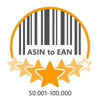 ASIN to EAN - 50.001 - 100.000 Stk.