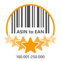 ASIN to EAN - 100.001 - 250.000 Stk.